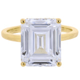 Engagement Ring in 18k Gold with Diamonds