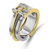 Smart Ring Jacket in 14k Gold