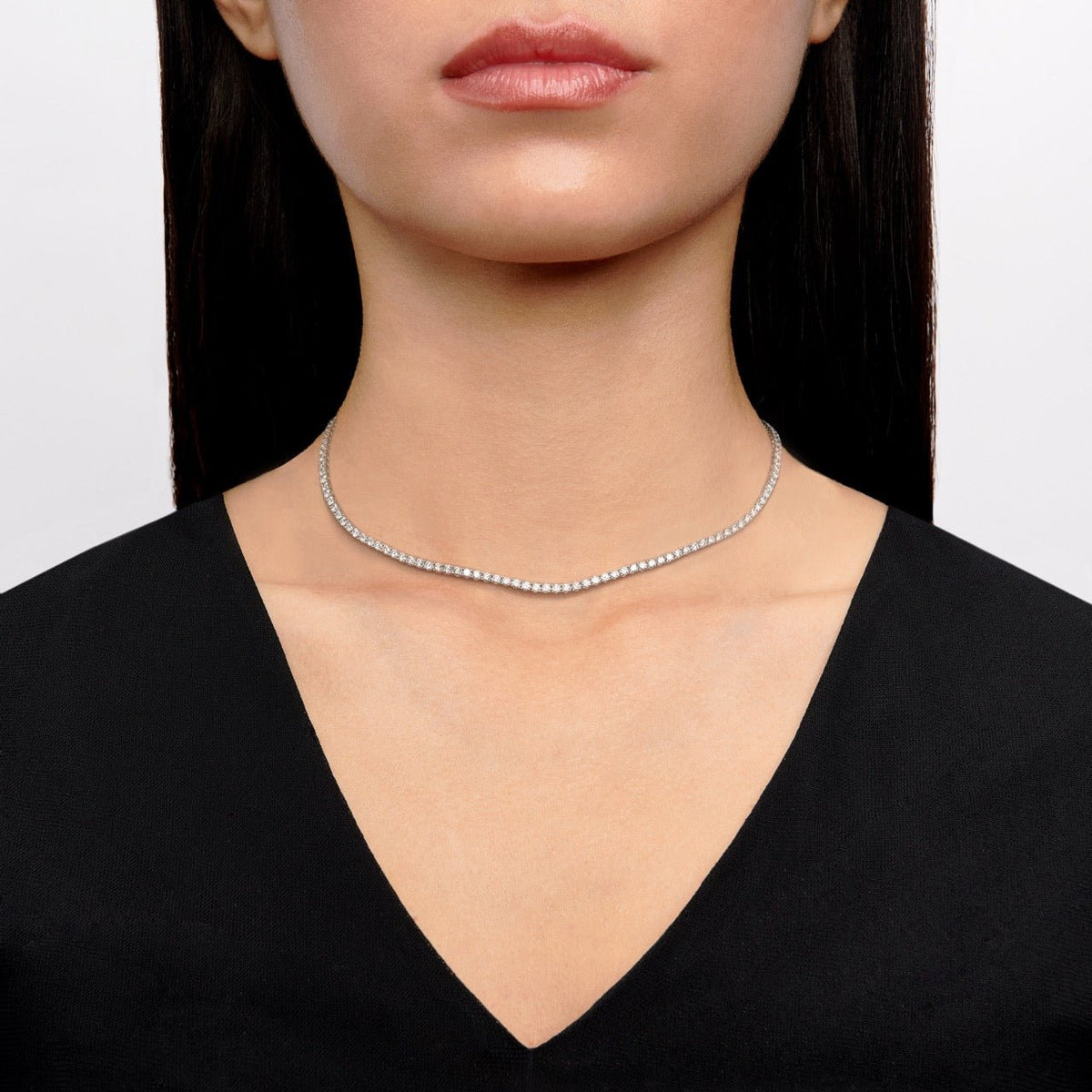 Adjustable Necklace in 18k Gold with Diamonds – Simon G. Jewelry