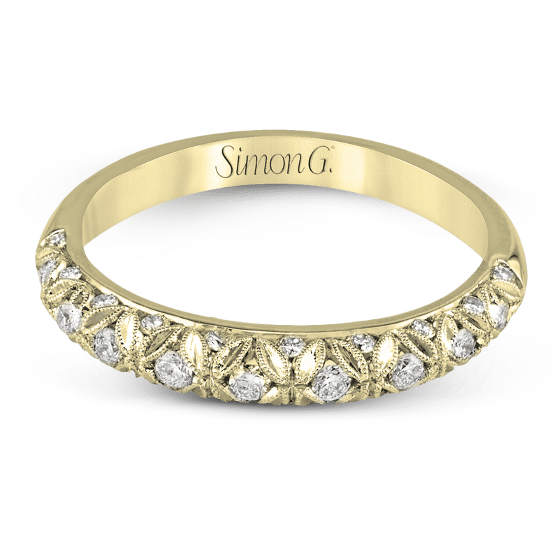 Anniversary Ring In 18k Gold With Diamonds - Simon G. Jewelry