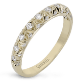 Anniversary Ring In 18k Gold With Diamonds - Simon G. Jewelry