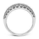 Anniversary Ring In 18k Gold With Diamonds - Simon G. Jewelry