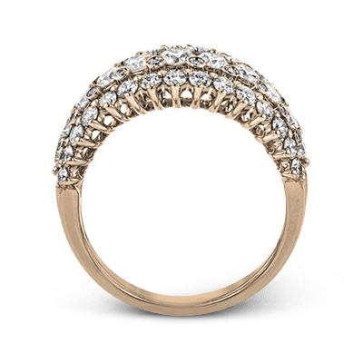 Anniversary Ring In 18k Gold With Diamonds - Simon G. Jewelry