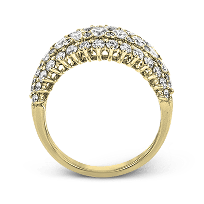 Anniversary Ring In 18k Gold With Diamonds - Simon G. Jewelry