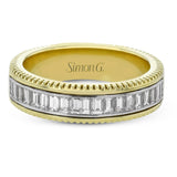 Anniversary Ring In 18k Gold With Diamonds - Simon G. Jewelry