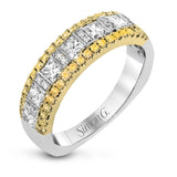 Anniversary Ring In 18k Gold With Diamonds - Simon G. Jewelry