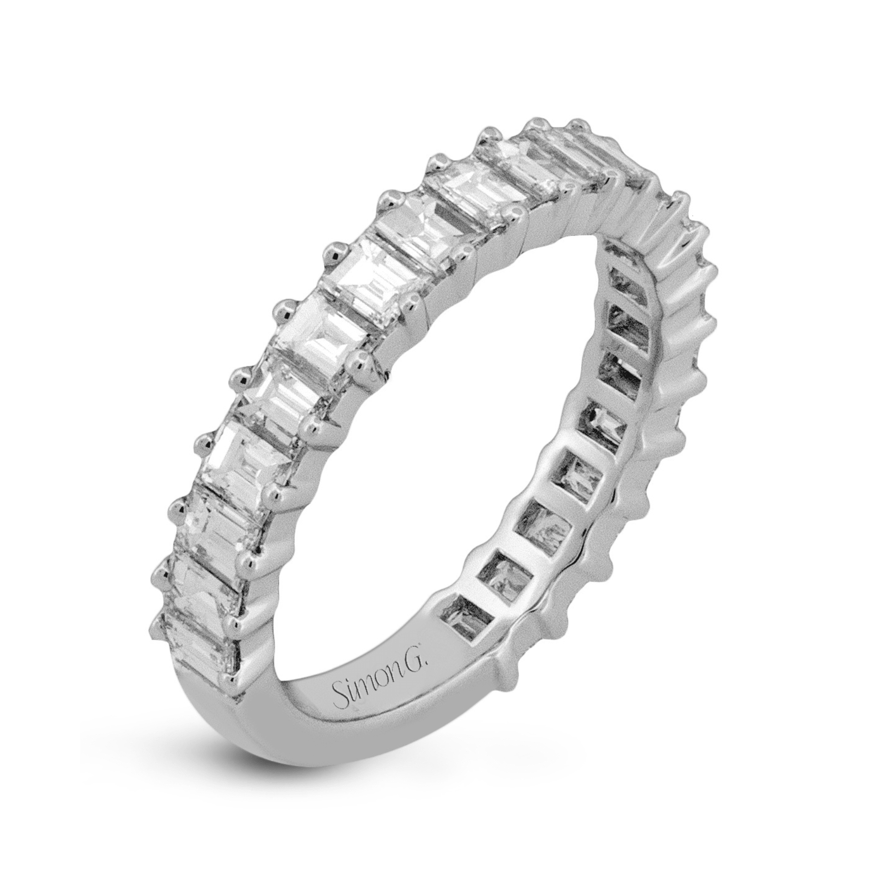 Anniversary Ring In 18k Gold With Diamonds - Simon G. Jewelry