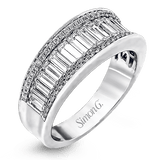 Anniversary Ring In 18k Gold With Diamonds - Simon G. Jewelry