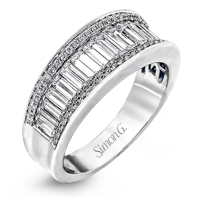 Anniversary Ring In 18k Gold With Diamonds - Simon G. Jewelry