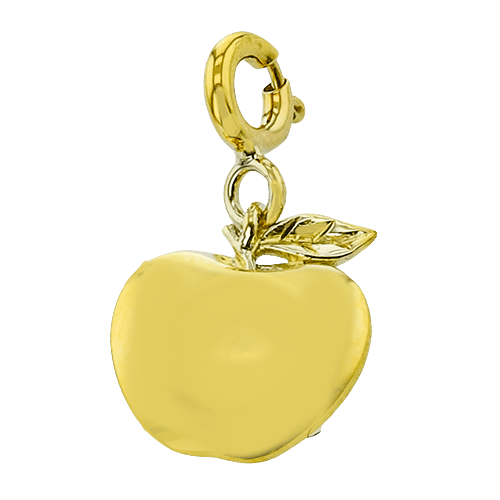 Apple Charm in 14k Gold - Simon G. Jewelry