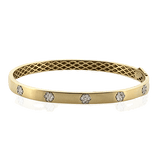 Bangle in 18k Gold with Diamonds - Simon G. Jewelry