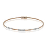 Beaded Bangle in 18k Gold with Diamonds - Simon G. Jewelry