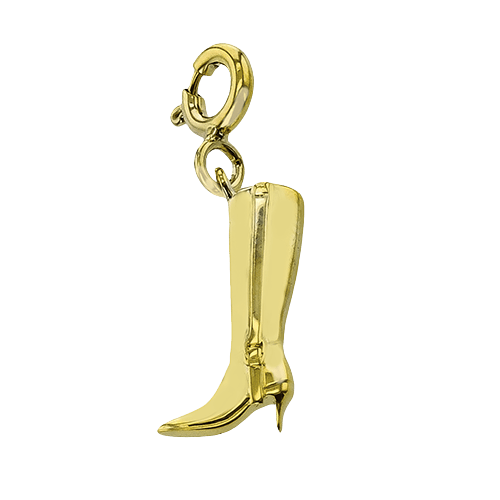 Boot Charm in 14k Gold - Simon G. Jewelry