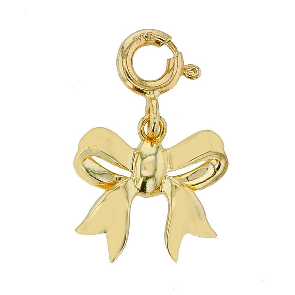 Bow Charm in 14k Gold - Simon G. Jewelry