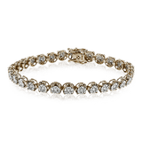 Bracelet in 18k Gold with Diamonds - Simon G. Jewelry