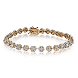 Bracelet in 18K Gold with Diamonds - Simon G. Jewelry