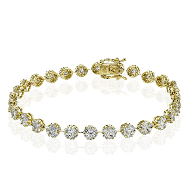 Bracelet in 18K Gold with Diamonds - Simon G. Jewelry