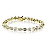 Bracelet in 18K Gold with Diamonds - Simon G. Jewelry