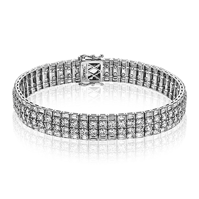 Bracelet in 18k Gold with Diamonds - Simon G. Jewelry