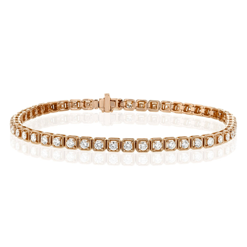 Bracelet in 18k Gold with Diamonds - Simon G. Jewelry