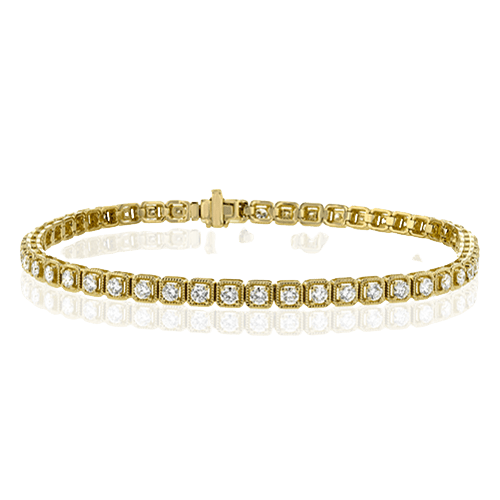 Bracelet in 18k Gold with Diamonds - Simon G. Jewelry