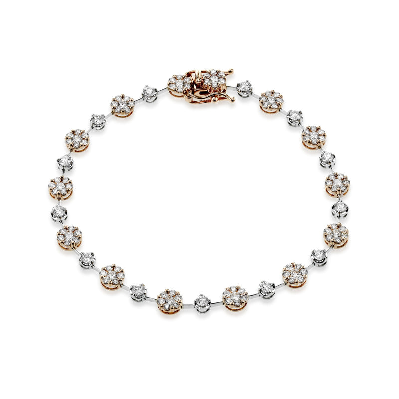 Bracelet in 18k Gold with Diamonds - Simon G. Jewelry