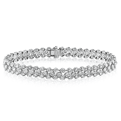 Bracelet in 18k Gold with Diamonds - Simon G. Jewelry