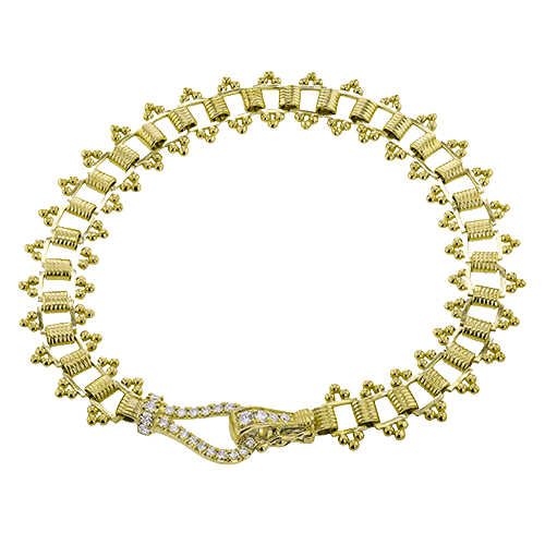 Bracelet in 18K Gold with Diamonds - Simon G. Jewelry