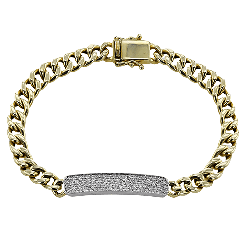 Bracelet in 18k Gold with Diamonds - Simon G. Jewelry