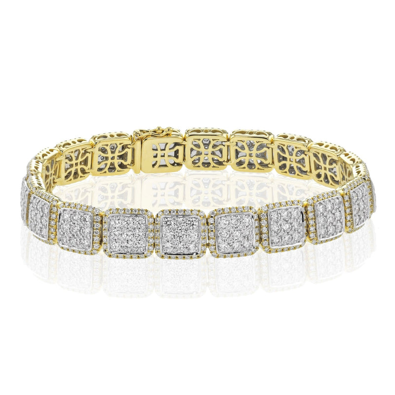 Bracelet in 18k Gold with Diamonds - Simon G. Jewelry