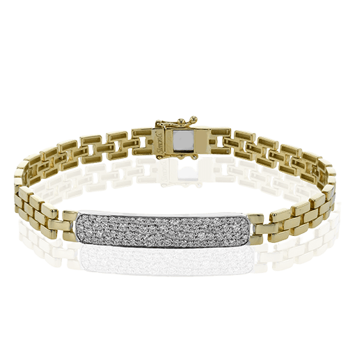 Bracelet in 18k Gold with Diamonds - Simon G. Jewelry