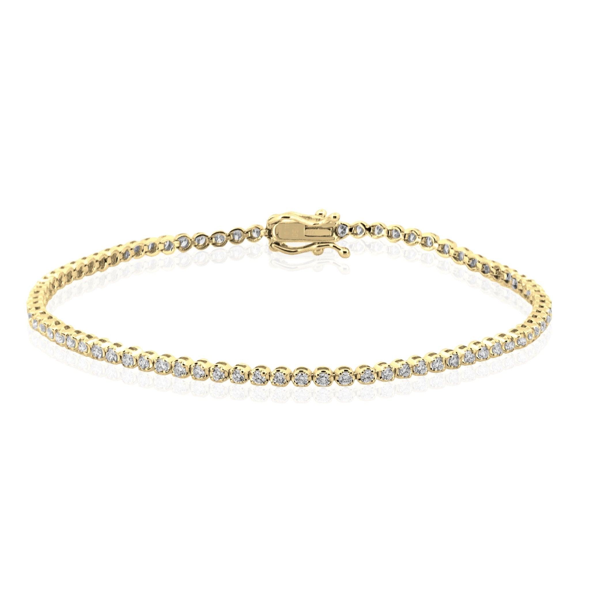 Bracelet in 18k Gold with Diamonds - Simon G. Jewelry