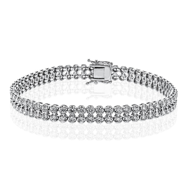 Bracelet in 18k Gold with Diamonds - Simon G. Jewelry