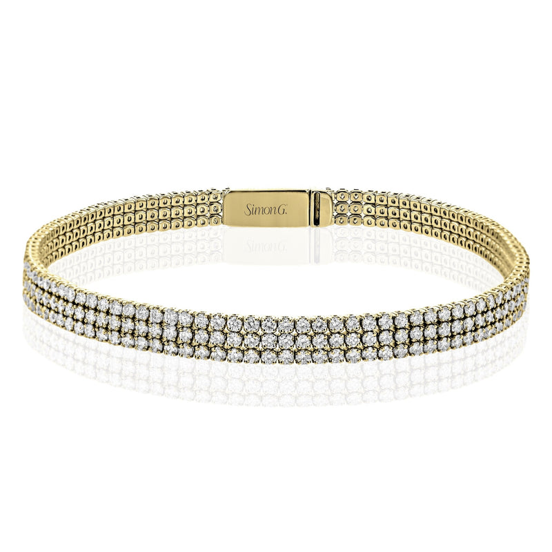 Bracelet in 18k Gold with Diamonds - Simon G. Jewelry