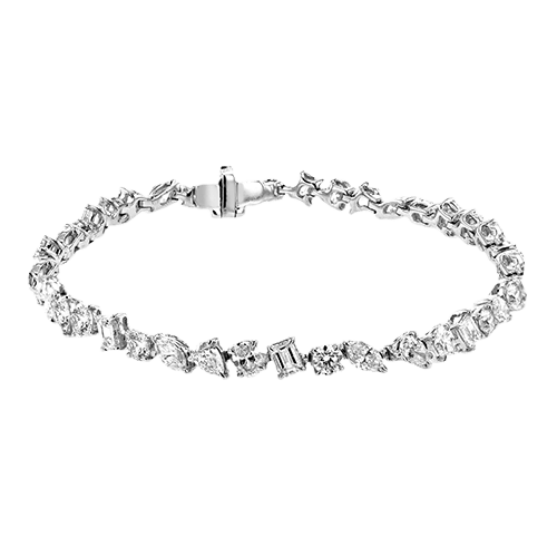 Bracelet in 18k Gold with Diamonds - Simon G. Jewelry