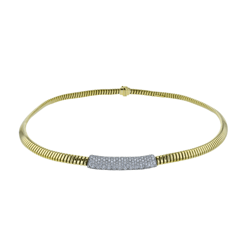 Choker in 18k Gold with Diamonds - Simon G. Jewelry