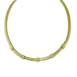 Choker in 18k Gold with Diamonds - Simon G. Jewelry