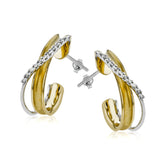 Clio Earrings in 18k Gold with Diamonds - Simon G. Jewelry