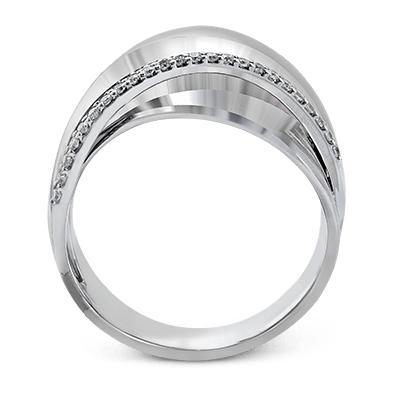 Clio Fashion Ring In 18k Gold With Diamonds - Simon G. Jewelry
