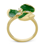 Clover Fashion Ring in 18k Gold with Diamonds - Simon G. Jewelry