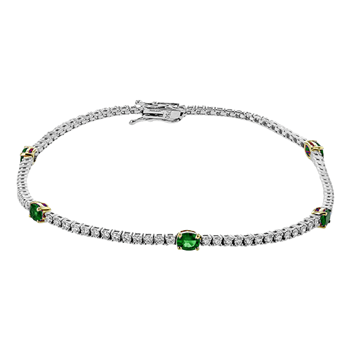 Color Bracelet in 18k Gold with Diamonds - Simon G. Jewelry