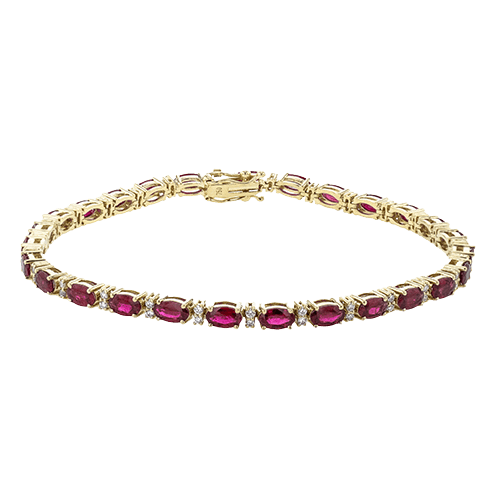 Color Bracelet in 18k Gold with Diamonds - Simon G. Jewelry