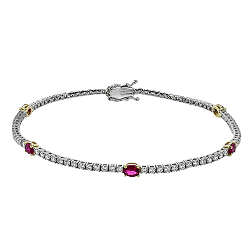 Color Bracelet in 18k Gold with Diamonds - Simon G. Jewelry