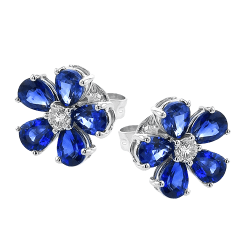 Color Earring in 18k Gold - test - Simon G. Jewelry