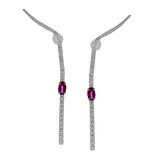 Color Earring in 18k Gold with Diamonds - Simon G. Jewelry