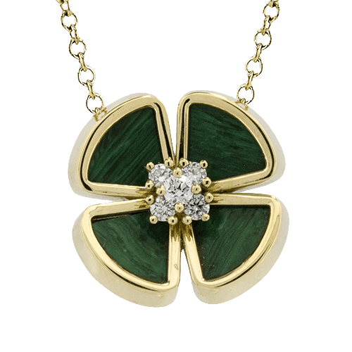 Color Pendant in 18k Gold with Diamonds - Simon G. Jewelry