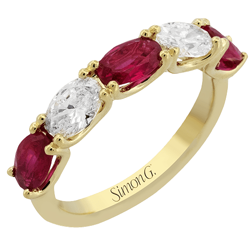 Color Ring in 18k Gold - Simon G. Jewelry