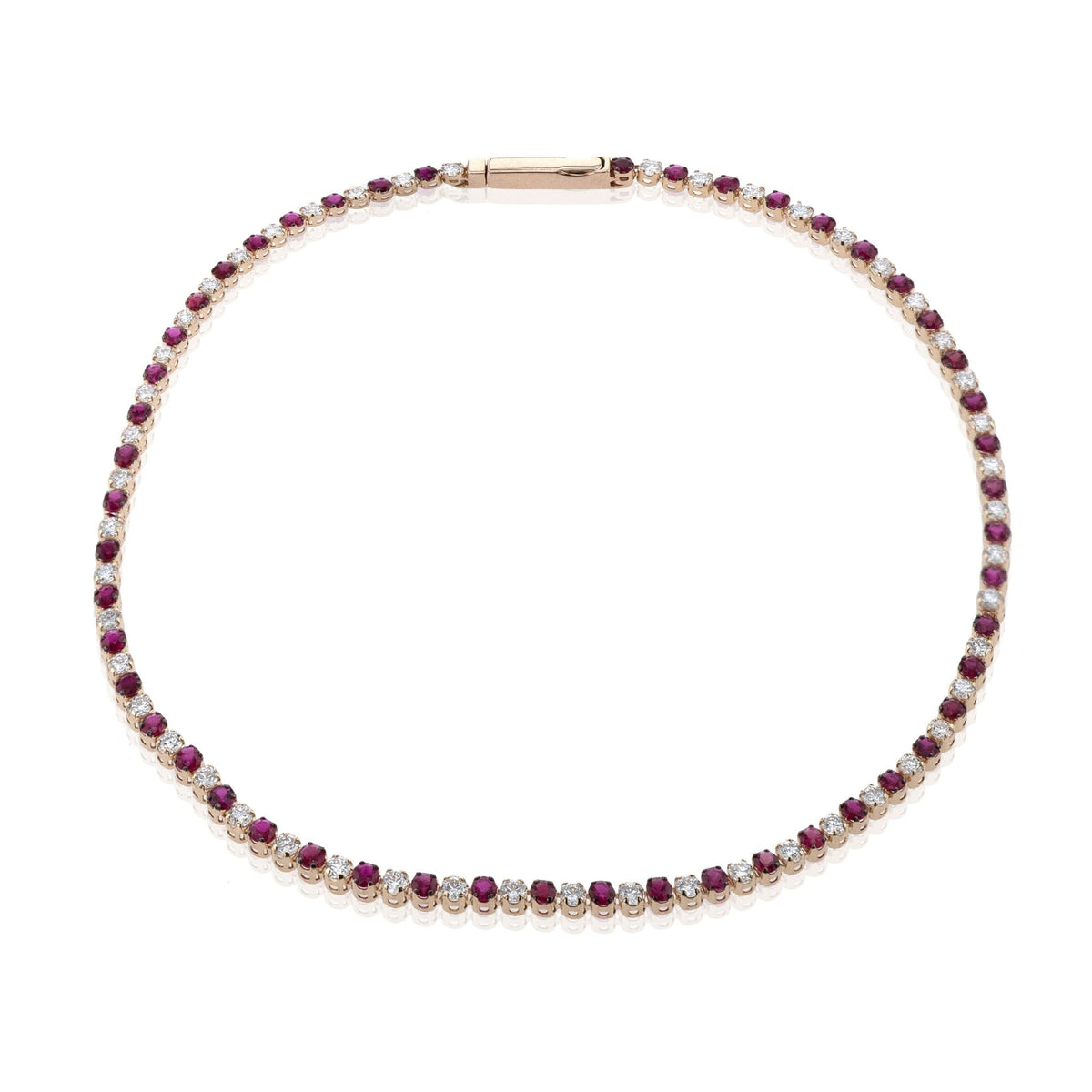 Colored Gemstone & Diamond Bracelet in 14k Gold - Simon G. Jewelry