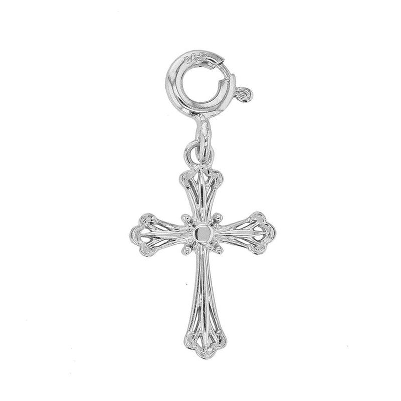 Cross Charm in 14k Gold - Simon G. Jewelry