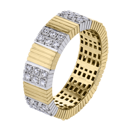 Diamond Ribbed Fashion Ring - Simon G. Jewelry
